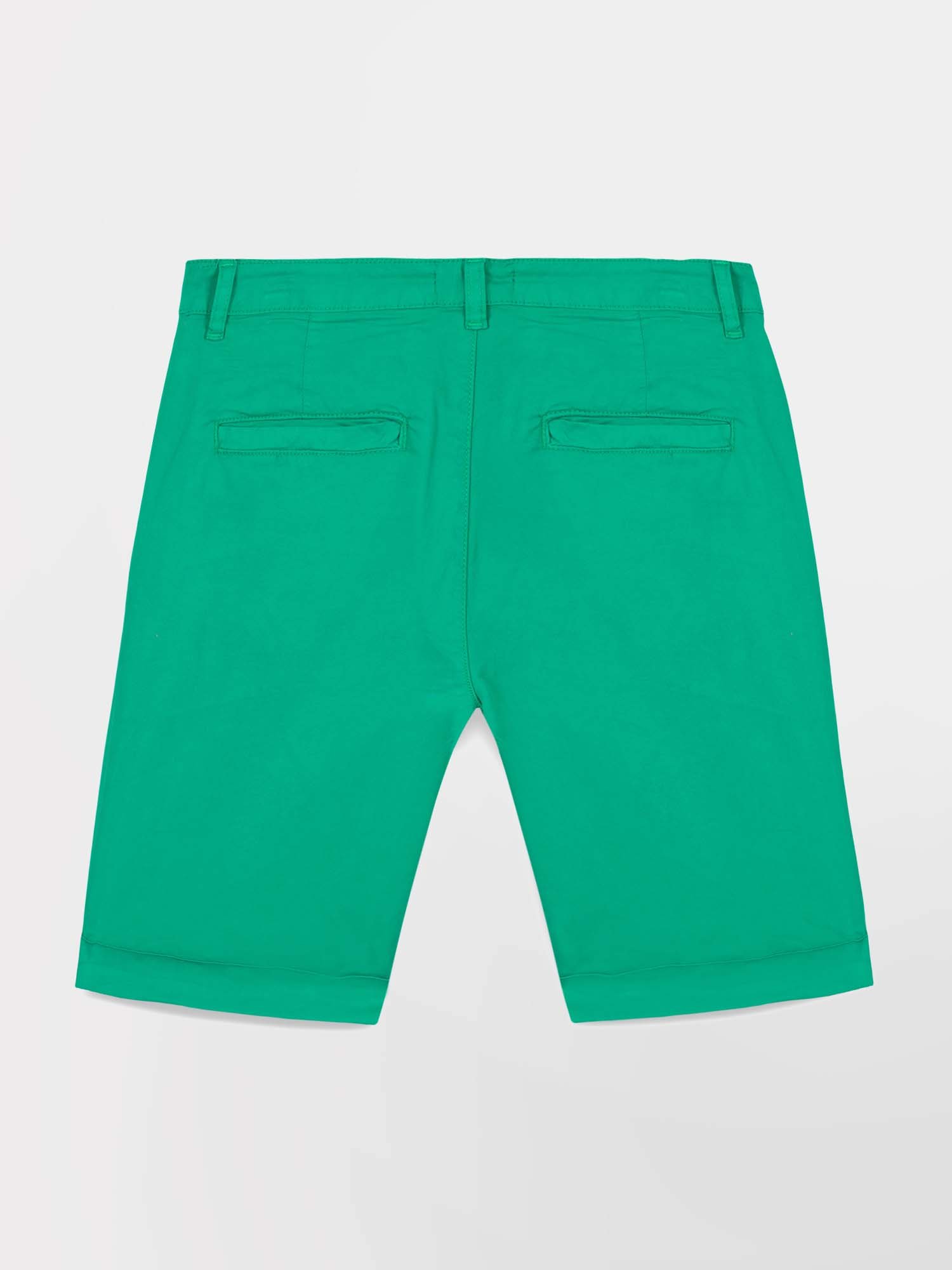 Bermuda Femme Coton Stretch Vert