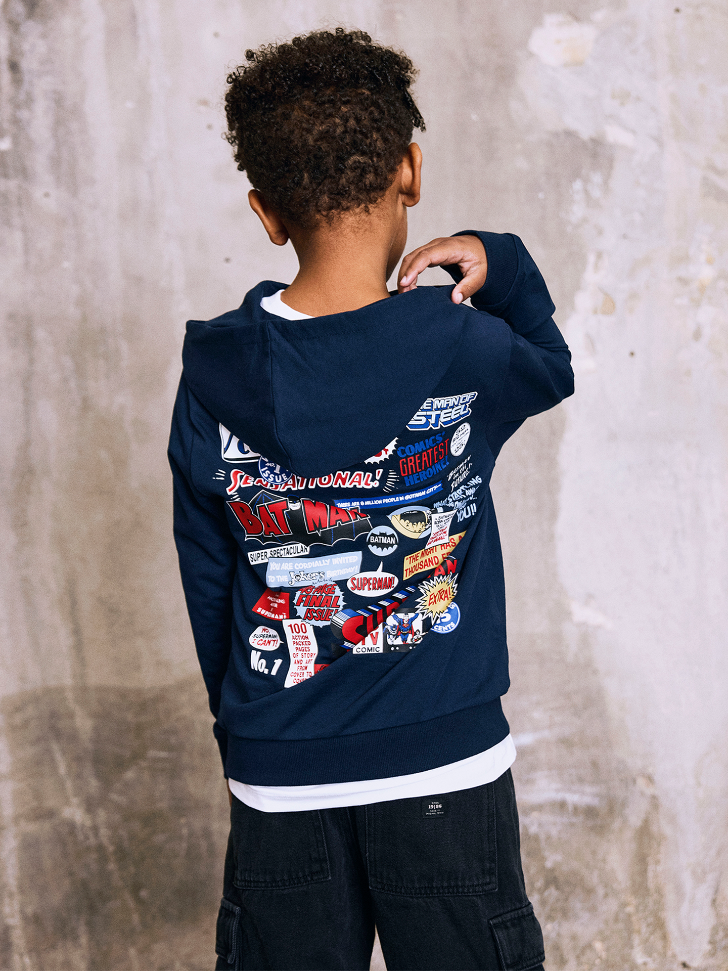 Jan Superman Superman Sweater Unbrushed
