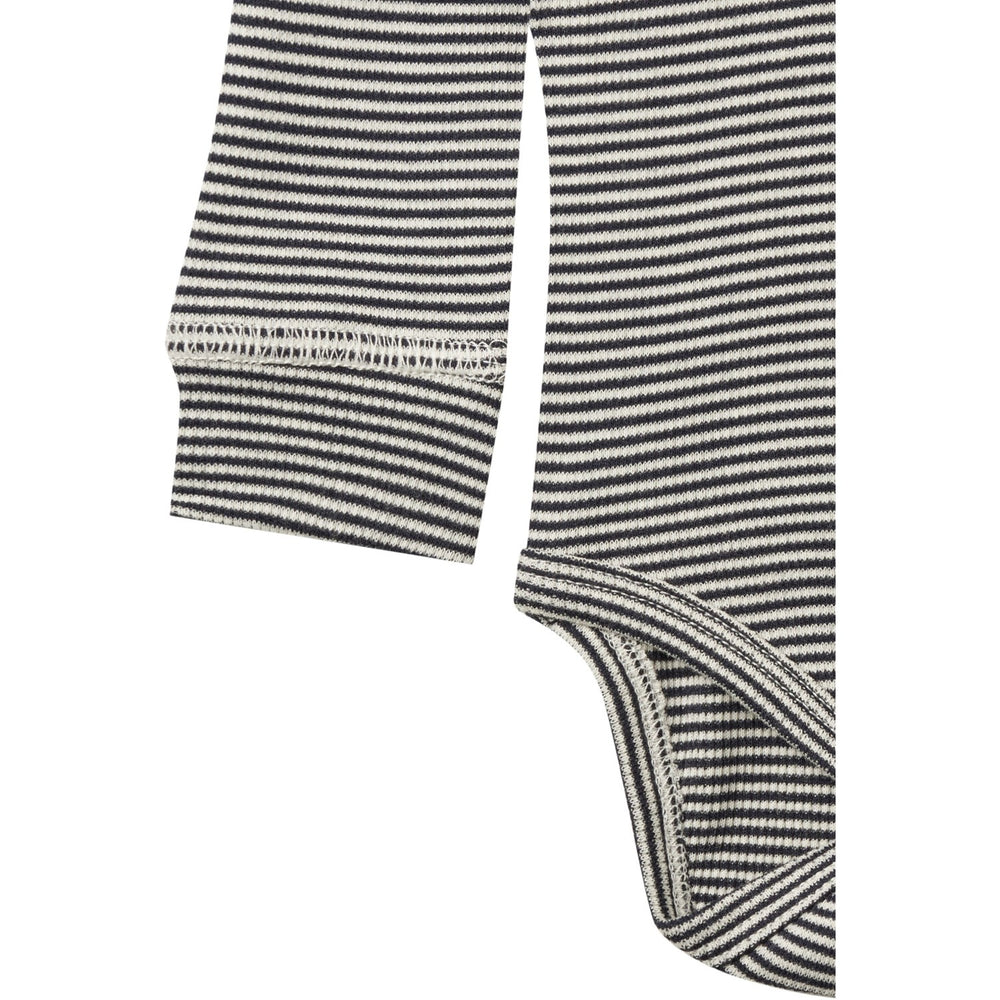 Køb COPENHAGEN COLORS Navy/Cream Stripe Modal Rib Ls Body