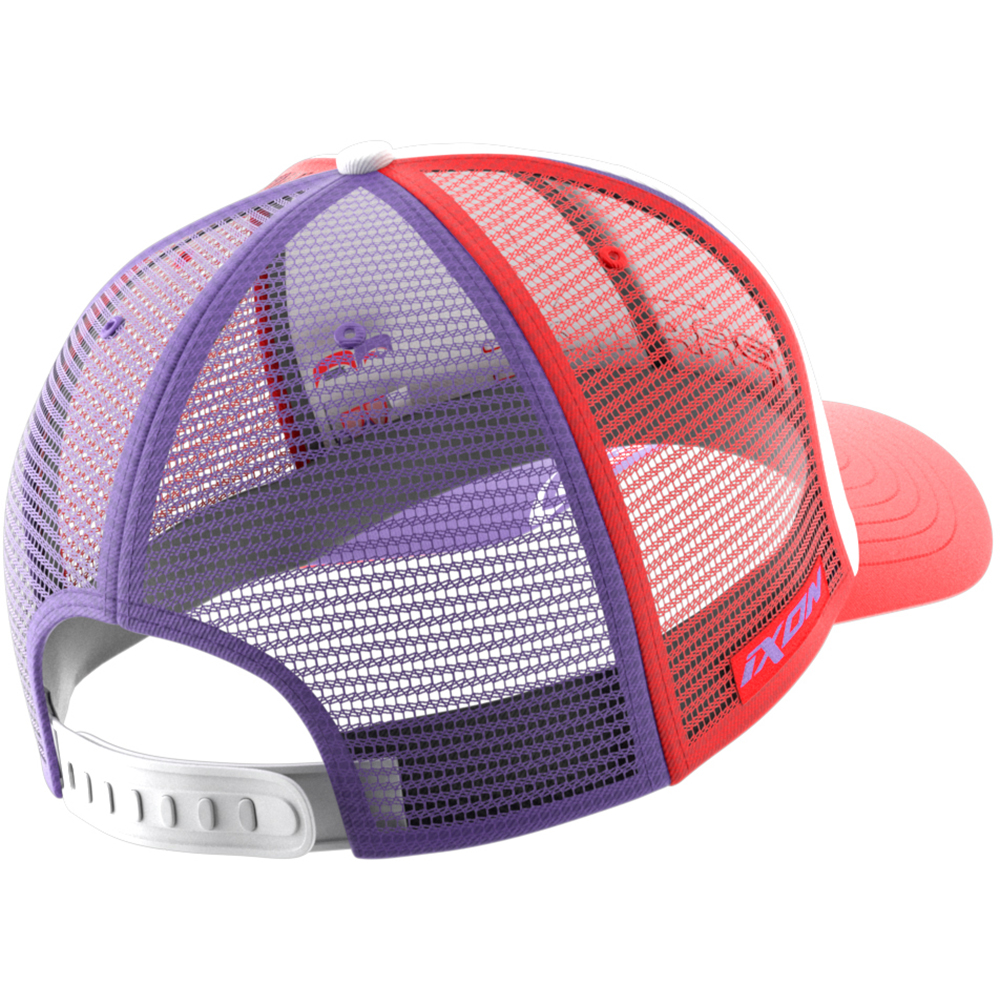 Ixon - Casquette Mesh Pramac 23 Rouge / Blanc / Violet