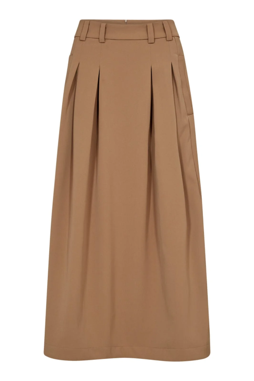 Co´Couture Anyacc Pleat Skirt 34178 16 khaki