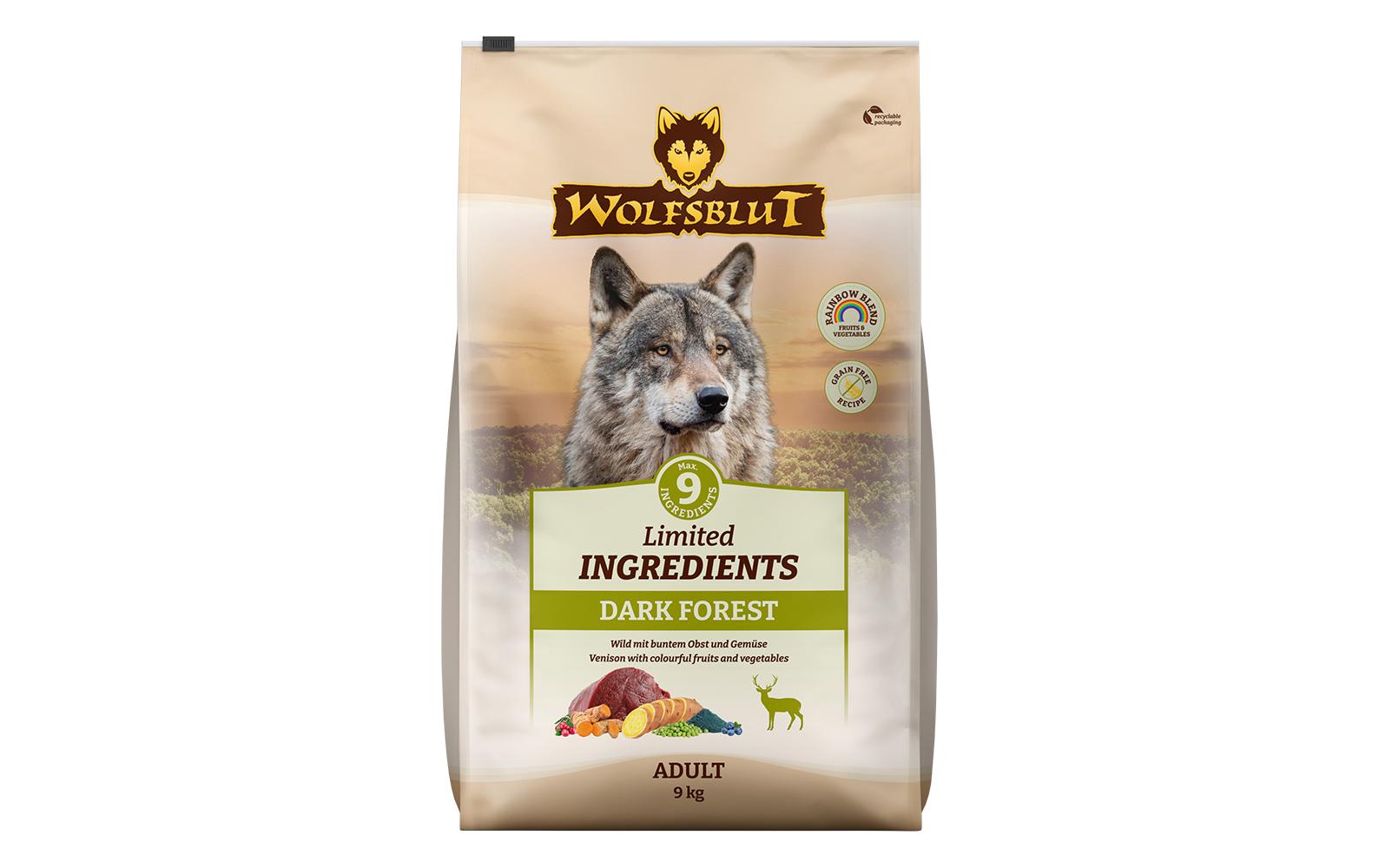 Trockenfutter Adult Dark Forest 9 kgAlleinfuttermittel für erwachsene Hunde