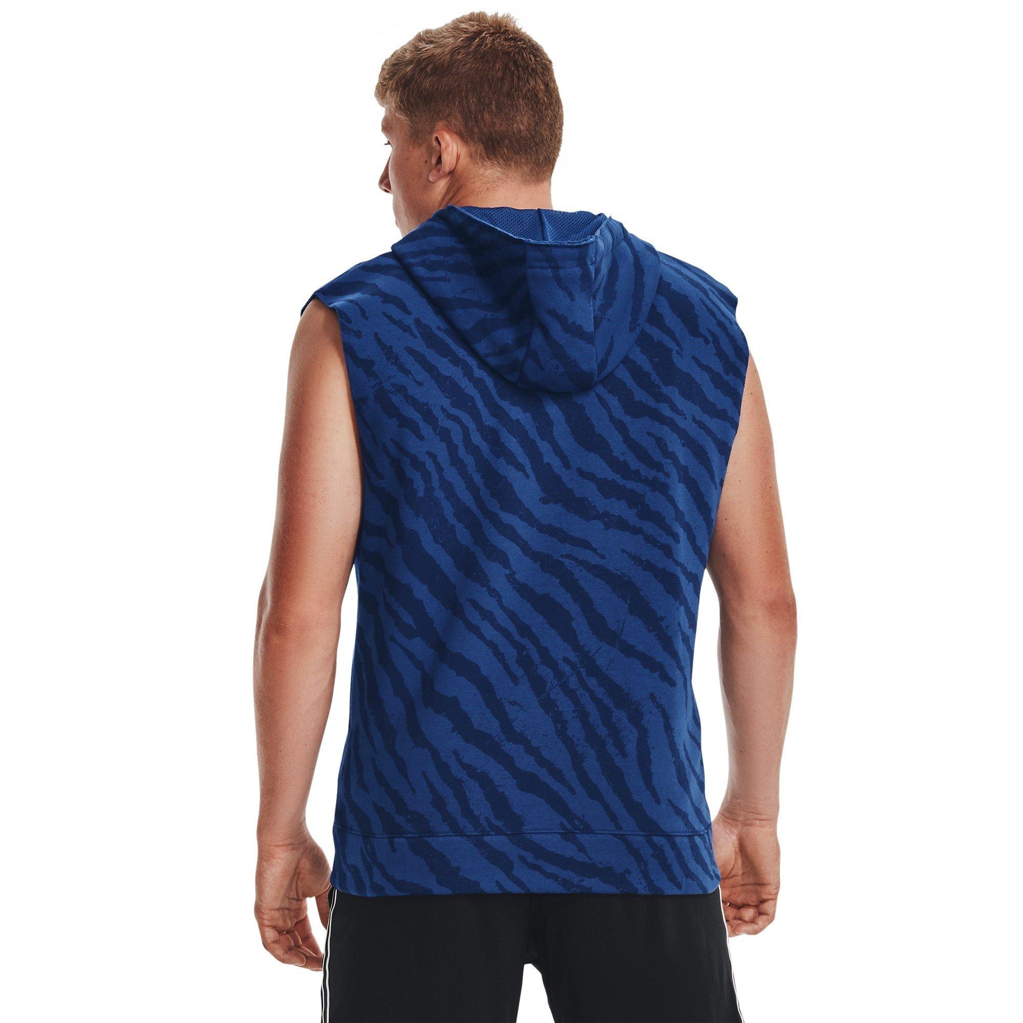 Under Armour UA Project Rock Rival Sleeveless Zip Fleece Mens