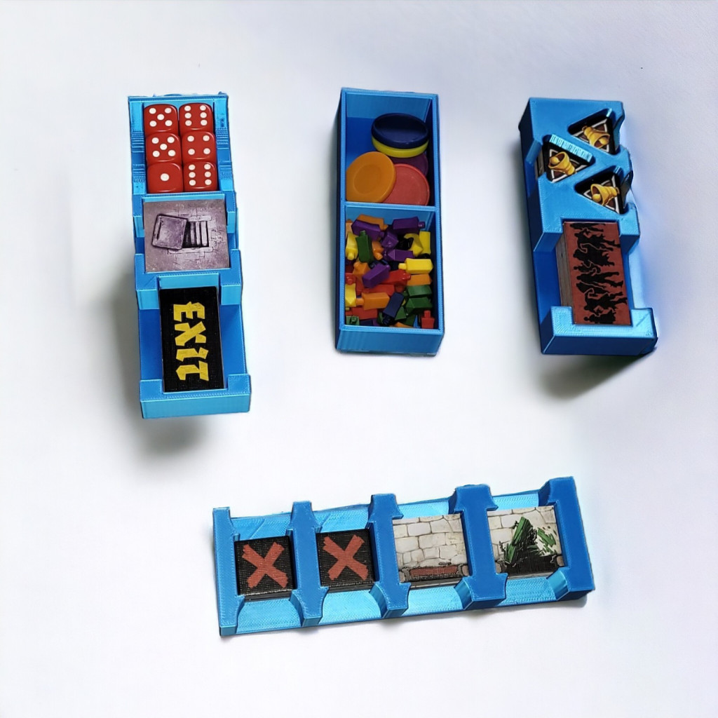Zombicide - Black Plague : Rangement insert bleu compatible