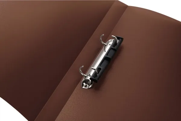 HERMA - Ringbind - rygbredde: 25 mm - for A4 - gennemsigtig brun