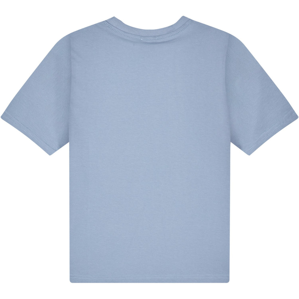 Køb Mads Nørgaard Faded Denim Printed Logo Thorlino T-shirt
