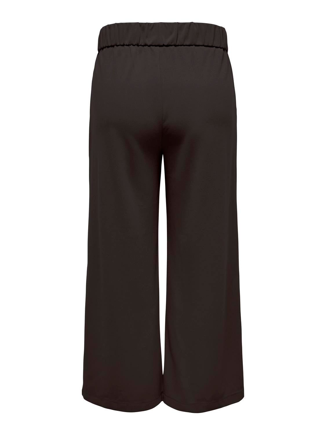 CARSTILLA Normal geschnitten Hose mit weitem Beinschnitt Black Coffee
