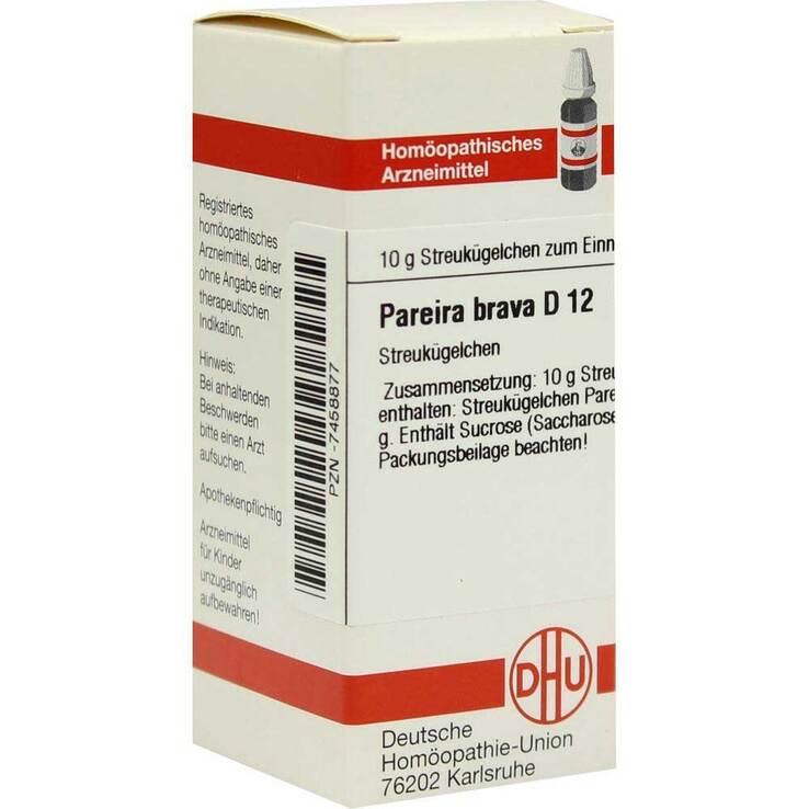 DHU Pareira Brava D 12 Globuli, 10 g