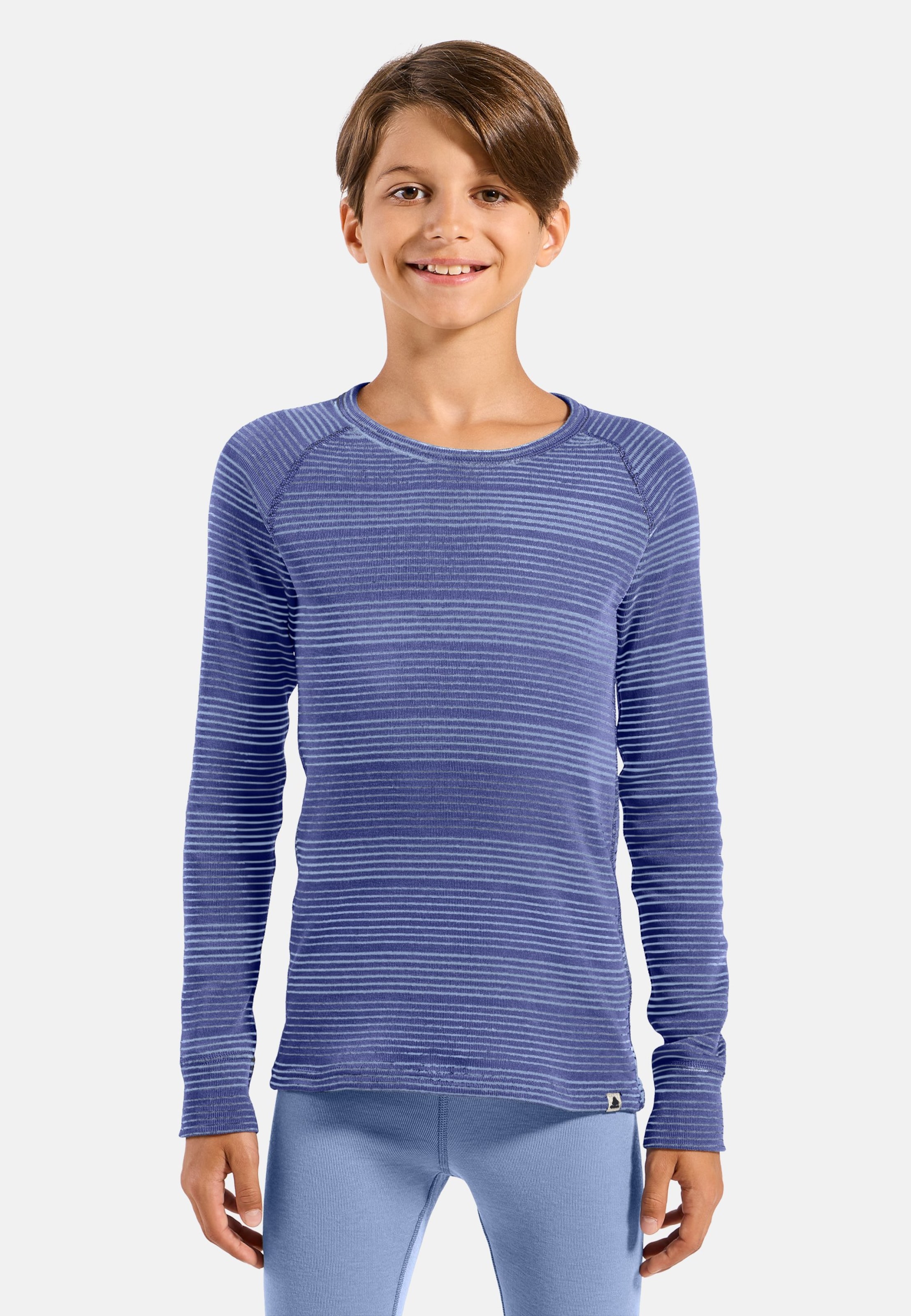 Active Warm Base layer Set in blue heron - skipper blue
