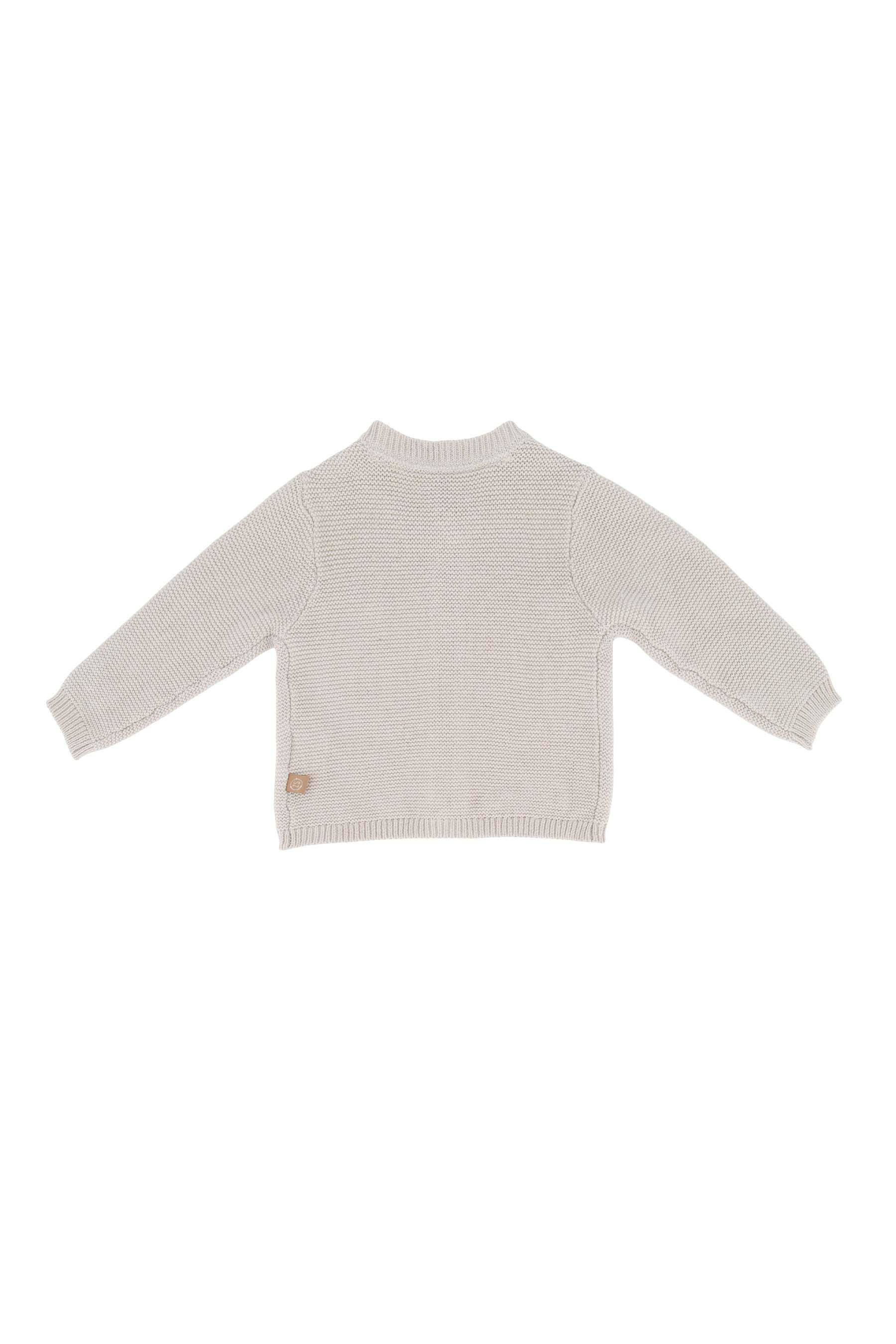 Zusss gebreid babyvestje zand
