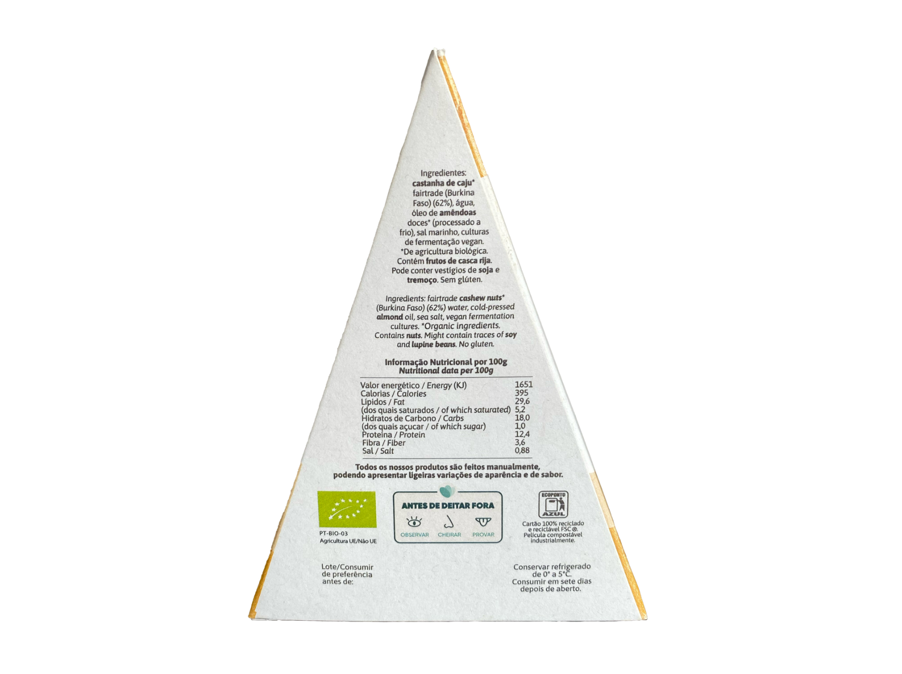 ALTERNATIVA VEGETAL AO QUEIJO MUKA BRITO DE CAJU 125G