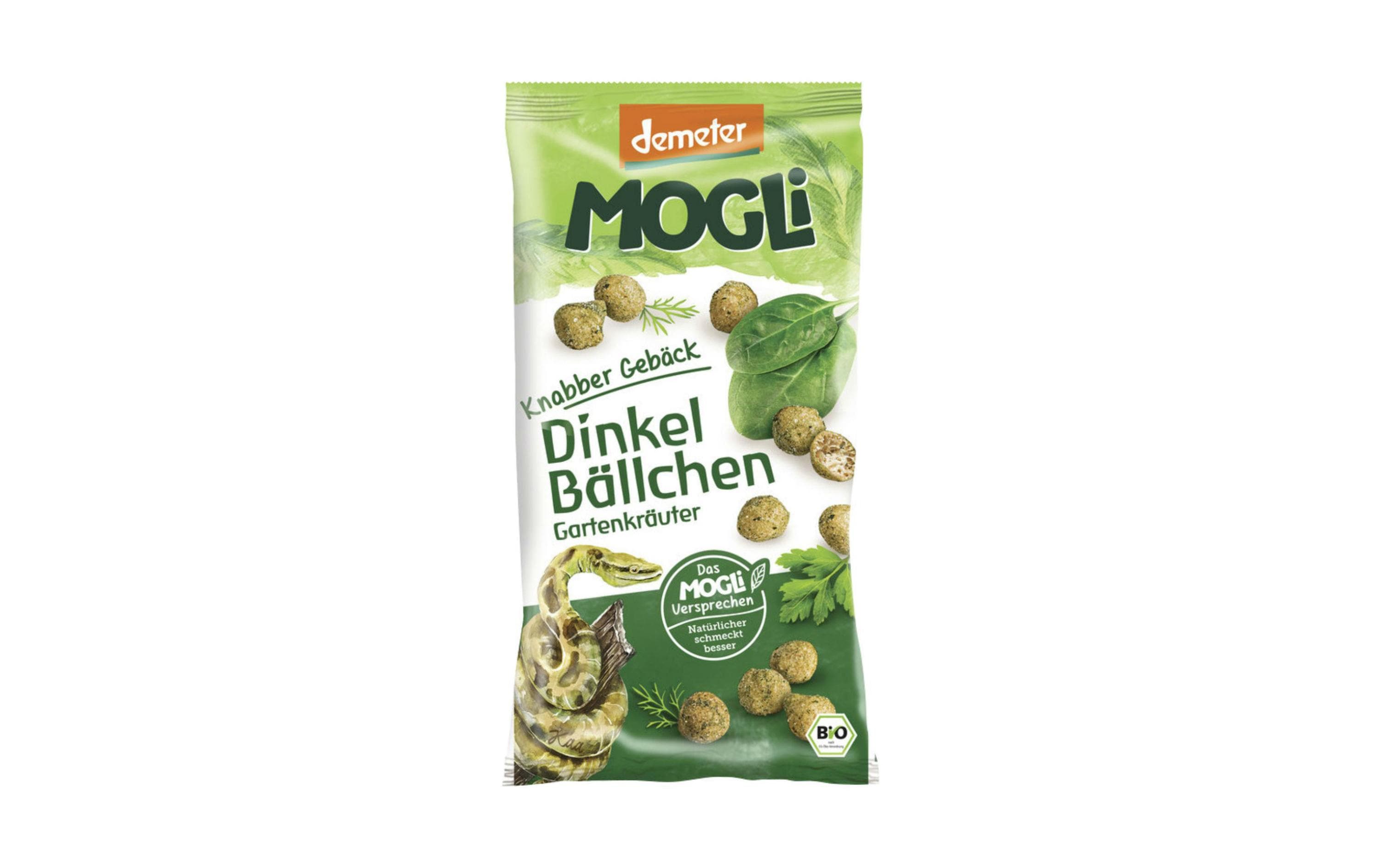 Knabberspass Dinkel Bällchen Gartenkräuter 40 gKnabberspass Dinkel Bällchen Gartenkräuter