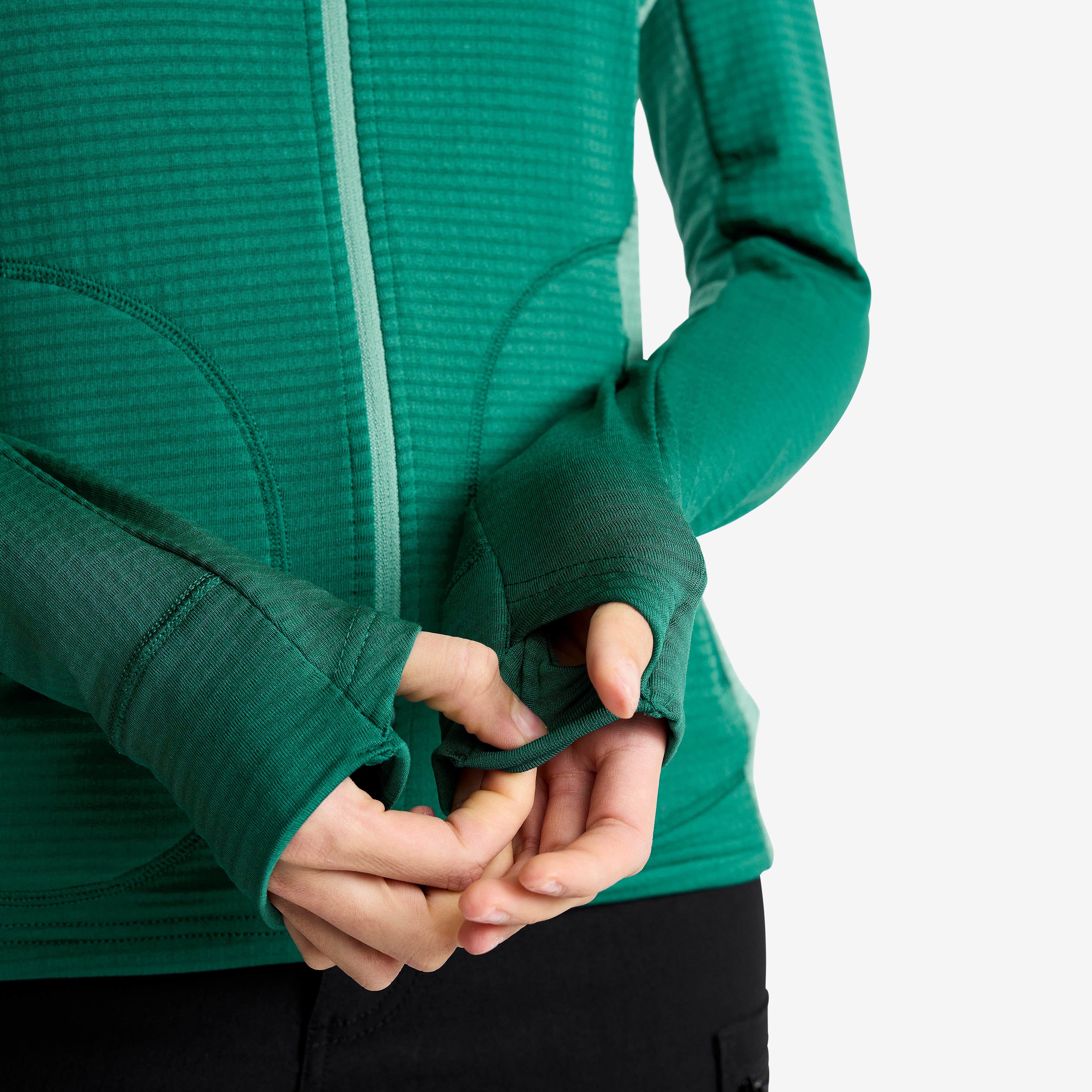 Waffle Full-zip Fleece  Dame North Sea