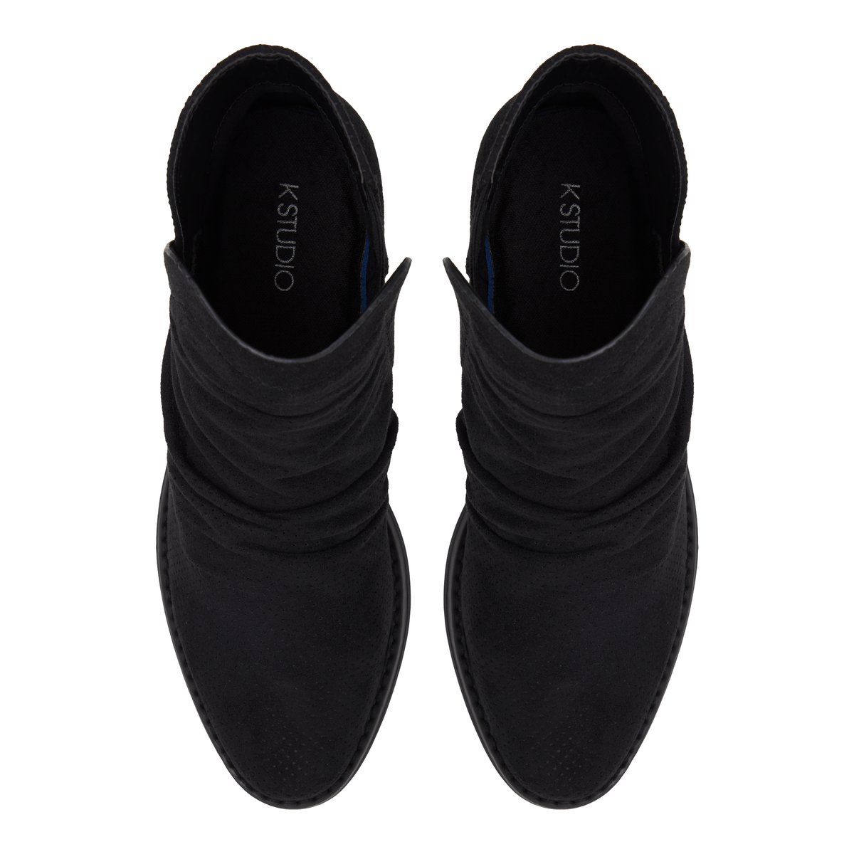 K STUDIO-Cadelle-Bottines - Talon Bloc - Noir