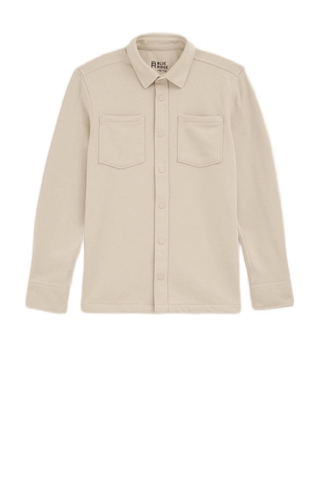 mooie blouse/vestoverhemd beige