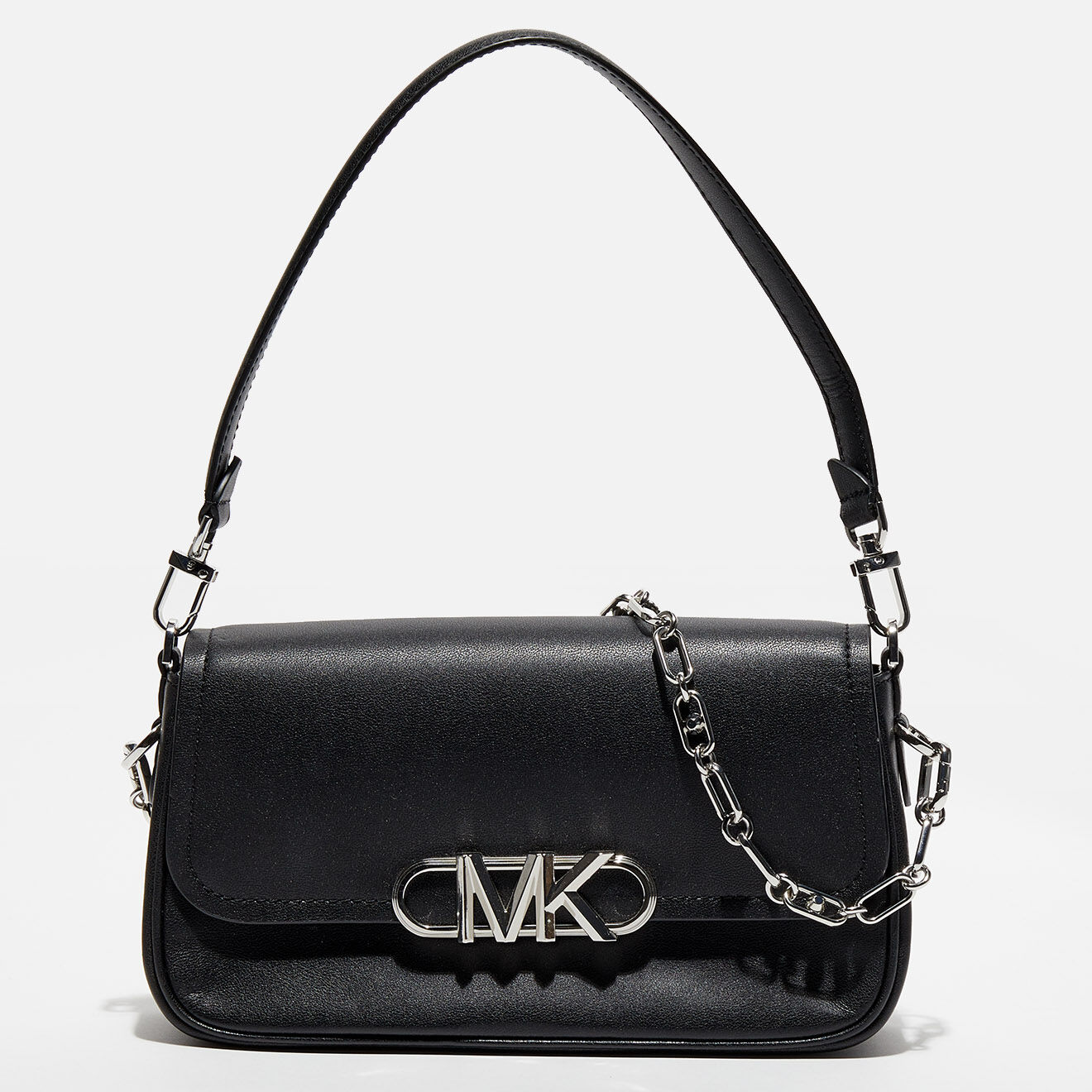 Michael Kors Petit sac bandoulière en Cuir Parker noir - 26x14x7 cm