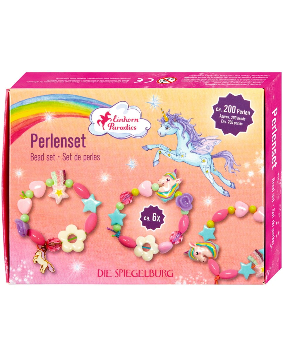 Schmuckbastel-Set EINHORN PARADIES - REGENBOGENPERLEN