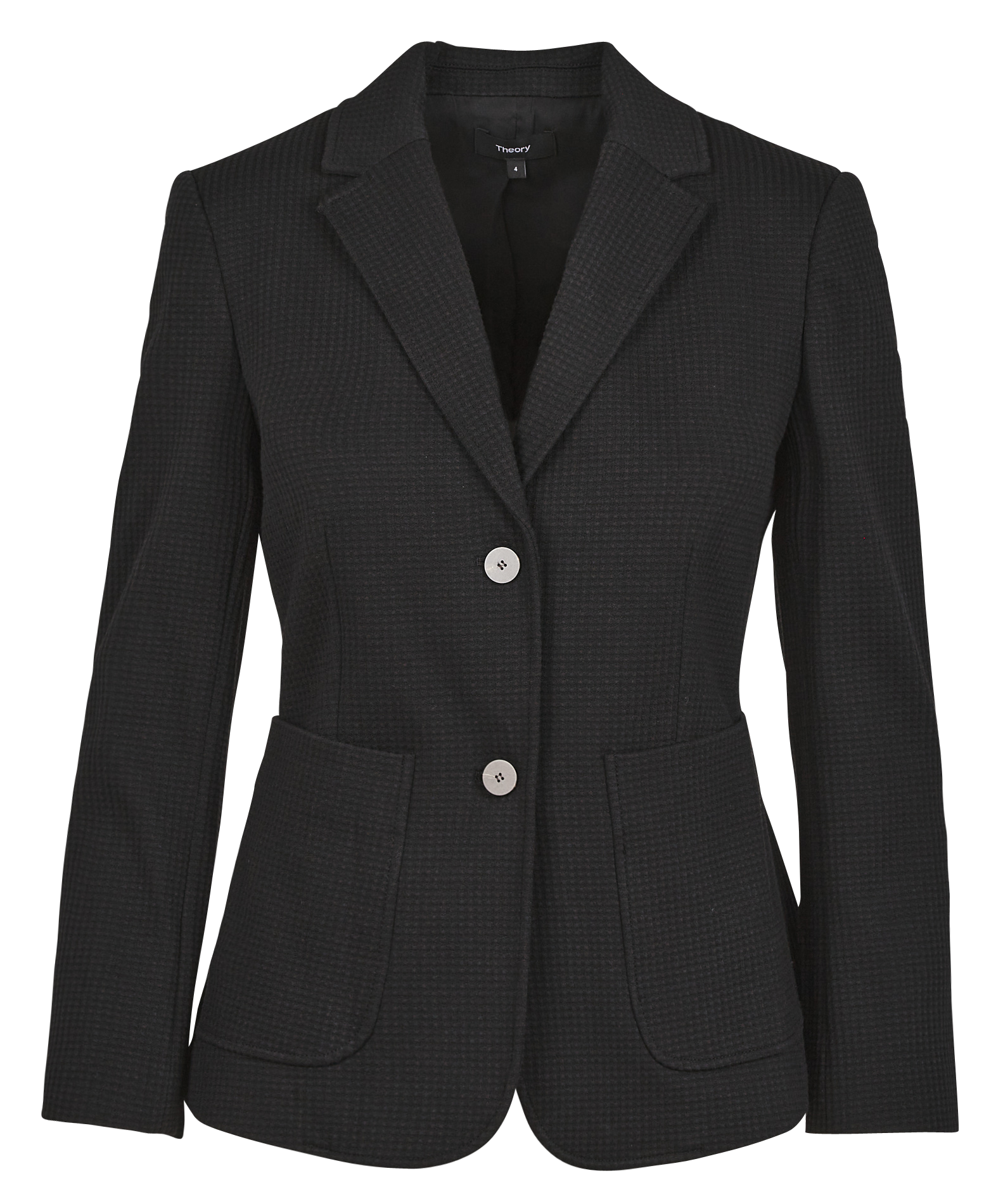 CL SHRUNKN JKT T.CAP - Veste tailleur en coton mélangé | Noir