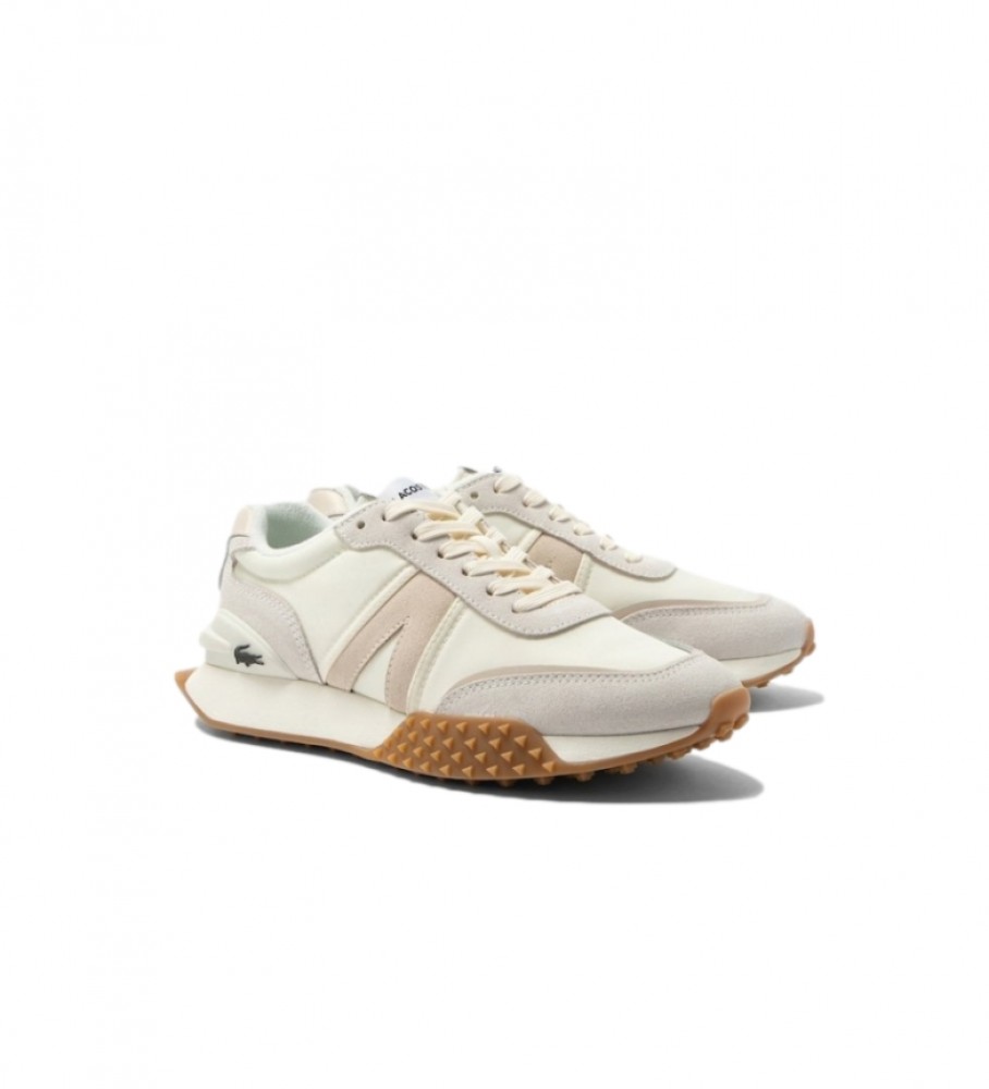 Tênis Lacoste L-Spin Deluxe em couro bege
