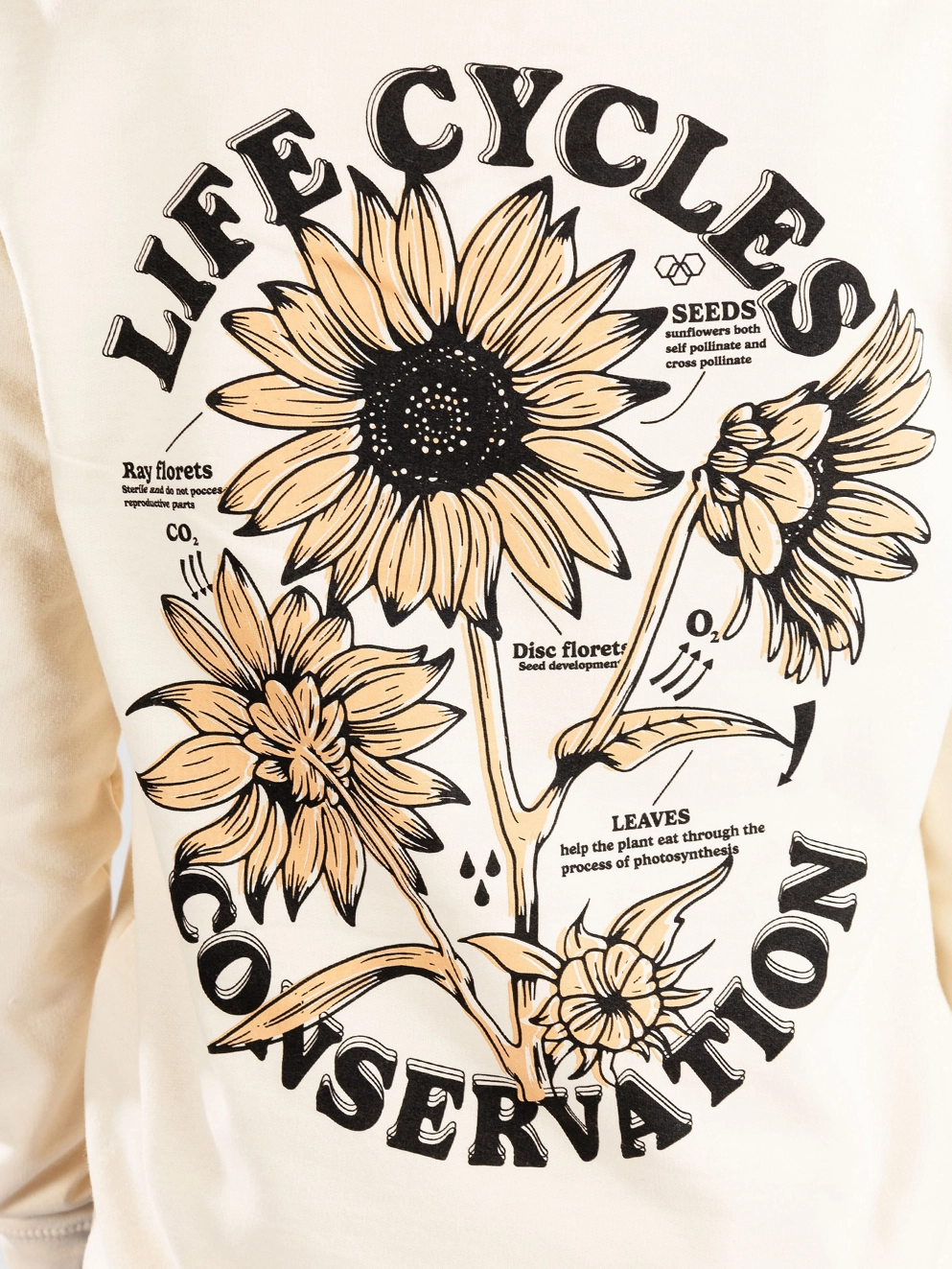 Dravus Life Cycles Hoodie sand