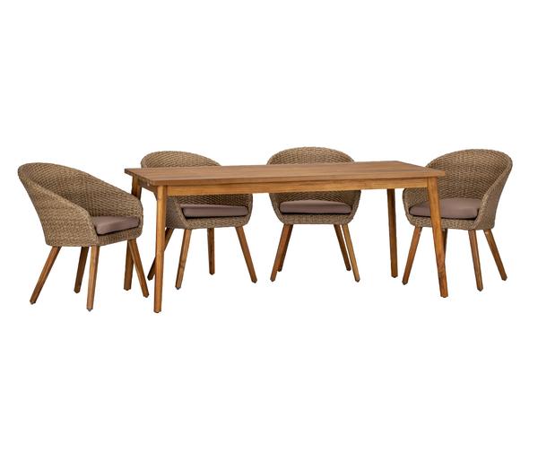 Acamp Gartenmöbel-Set Atacama, 5-teilig