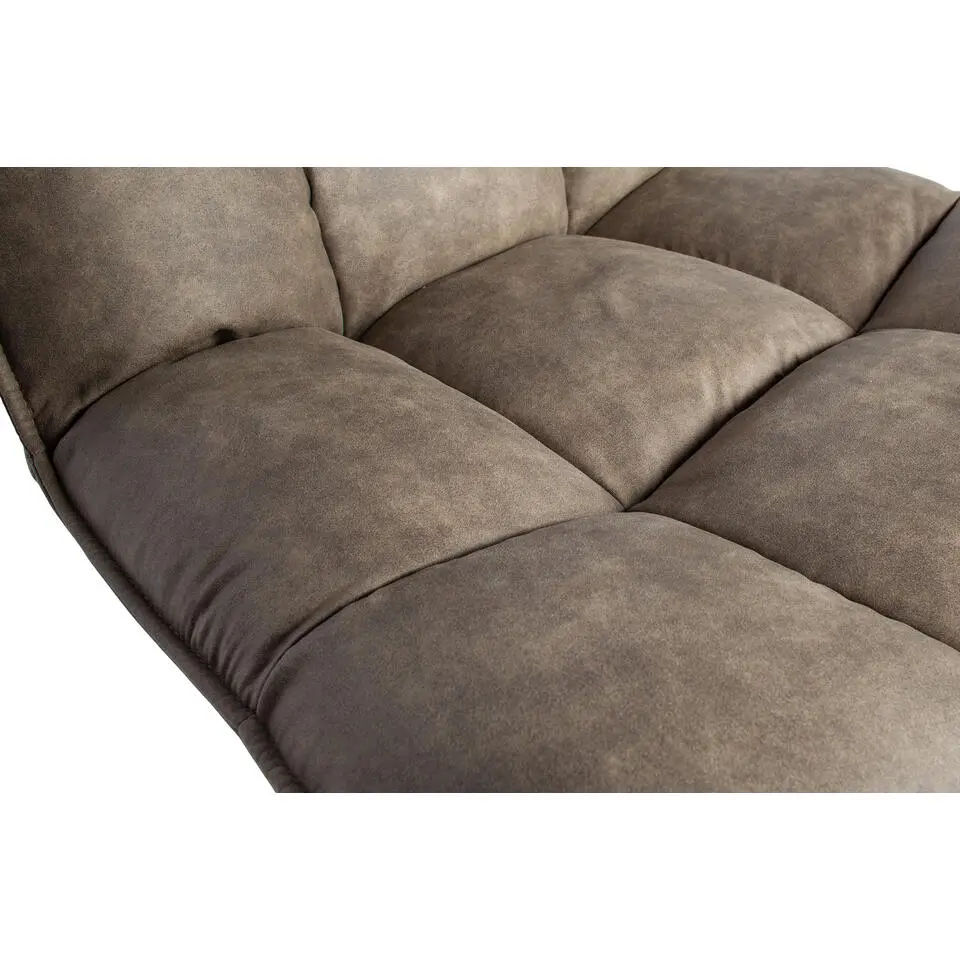 WOOOD Jouke Draaifauteuil - Kunstleer - Groen - 97x70x85