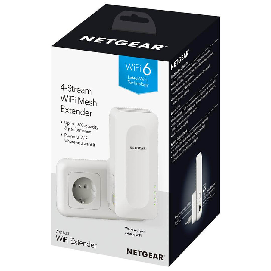 Netgear EAX15 - Répéteur WiFi Mesh AX1800