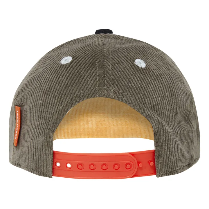 Hello Hossy Casquette Visière Courbée Velours | Gris