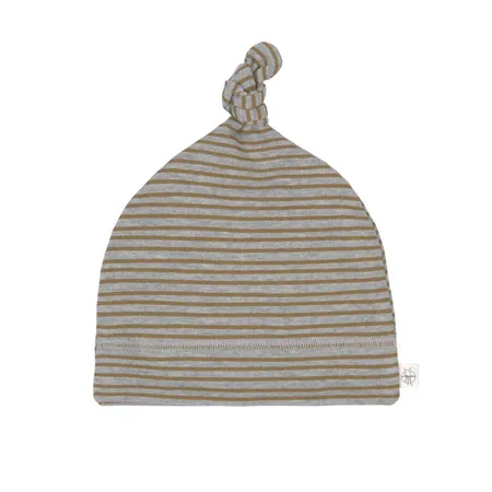 Lässig Babymütze Beanie Striped Grey Mélange 62/68