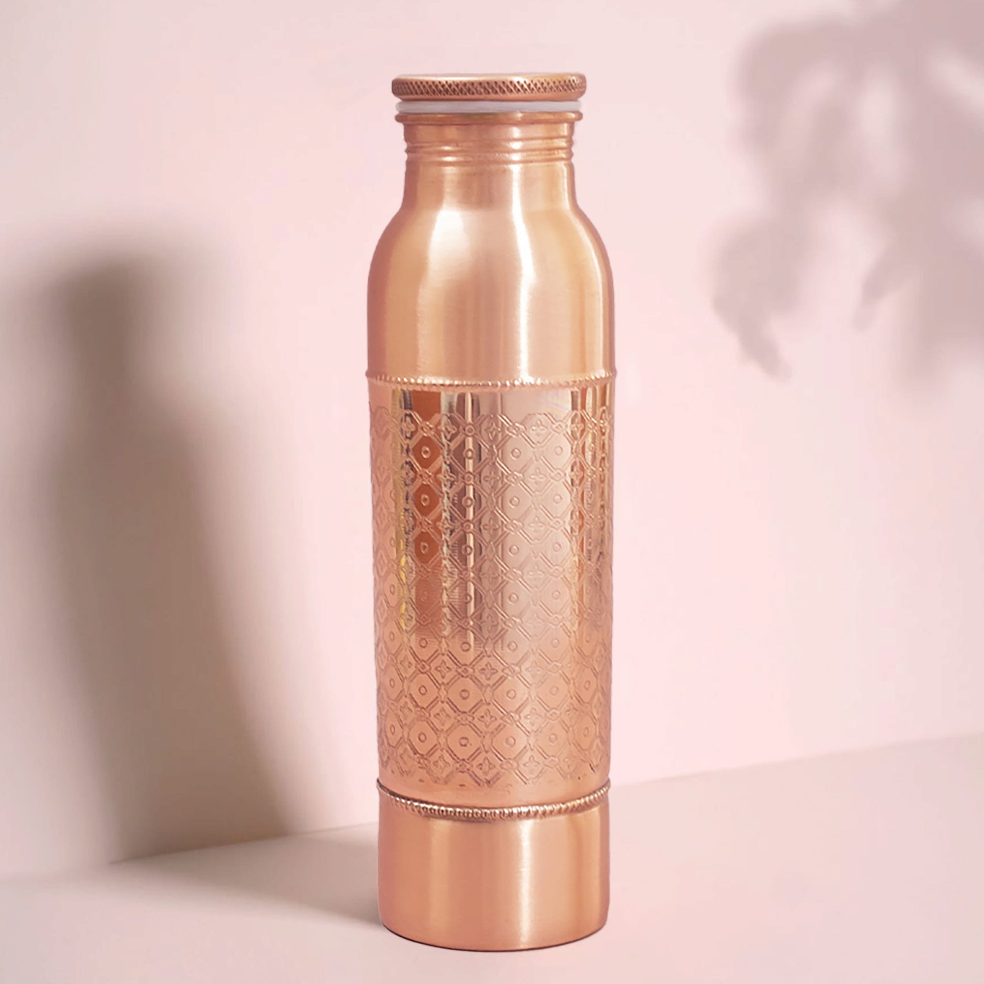 FORREST & LOVE  Gravierte Kupferflasche, Mosaik