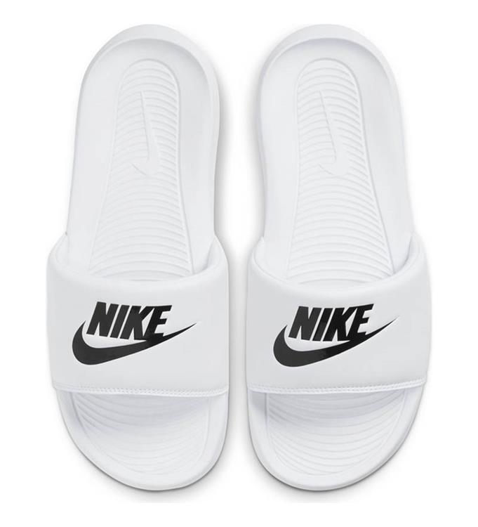 Nike Victori One Womens Slide,WHI WHITE-BLACK-WHITE