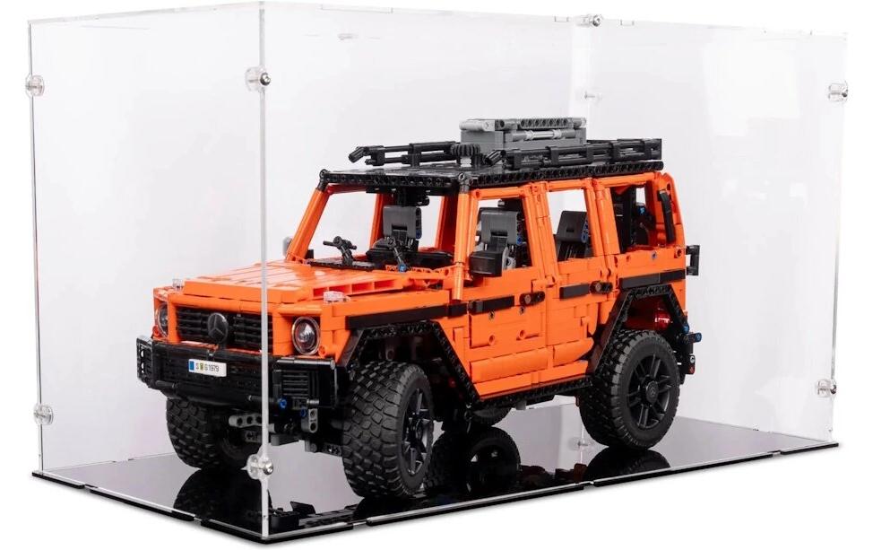 Baukasten Acryl-Display für LEGO 42177 Mercedes-BenzAcry-Display-Box mit schwarzem Boden für LEGO Mercedes-Benz G 500 Professional