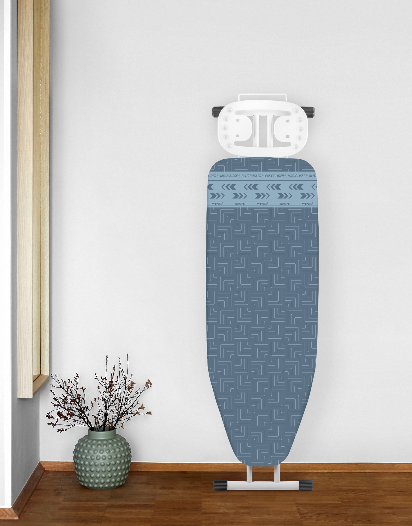 WENKO Bügelbrettbezug »Modell Air Comfort M« mit Blitzbüglerzone, Baumwolle, 5 Lagen, Bügelfläche 125x40 cm