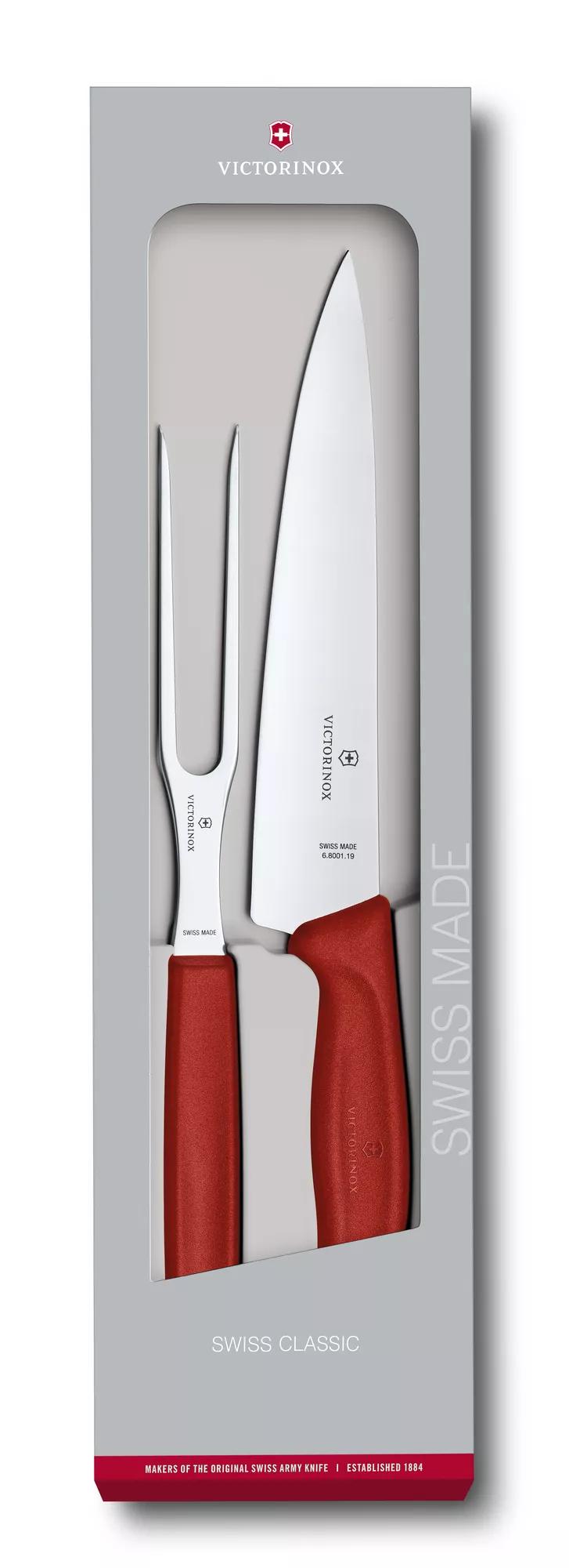 Swiss Classic Tranchier-Set, 2-teilig-rot