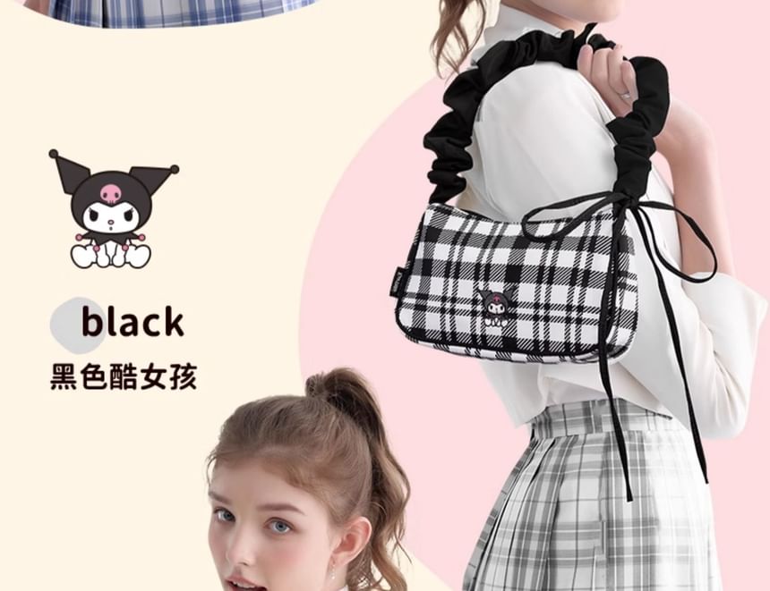 TIDECOLOR - Sanrio Kuromi geborduurde schoudertas