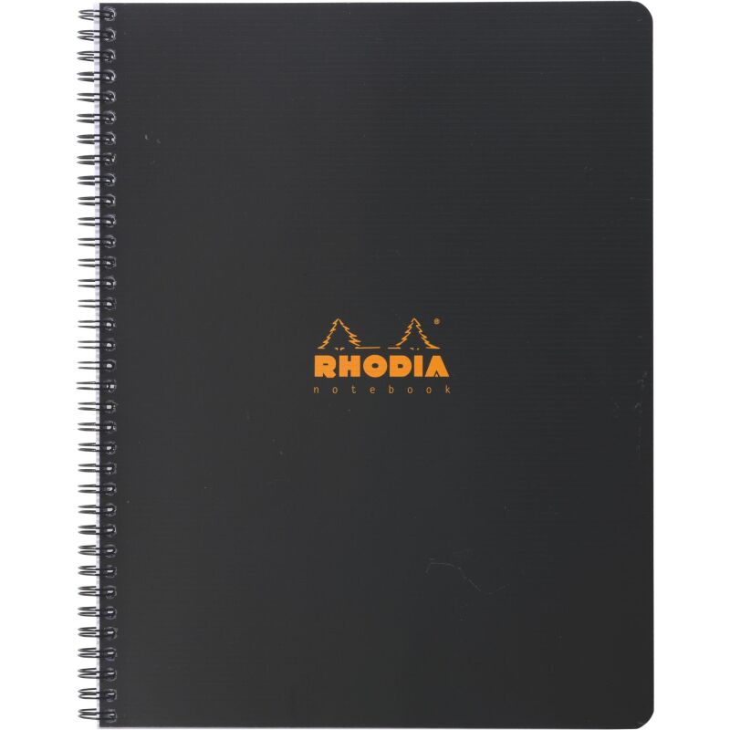 Cahier spirale Rhodiactive Notebook A4+ 23 x 30 cm - lignée - 160 pages