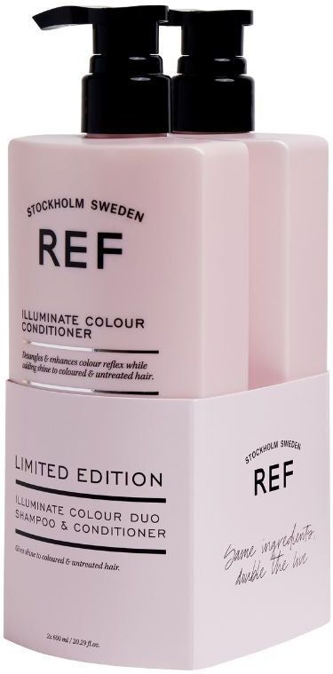 REF Stockholm - Illuminate Colour Duo Shampoo + Conditioner Vrouwen 2x600ml