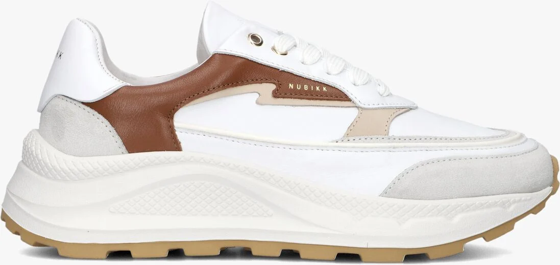 NUBIKK witte nubikk lage sneakers oberon nora