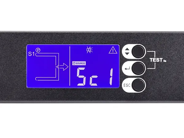 Eaton ATS 16 Netpack - Redundant switch (rackversion) - AC 208/220/230/240 V - Ethernet - output-stikforbindelser: 9 - 1U