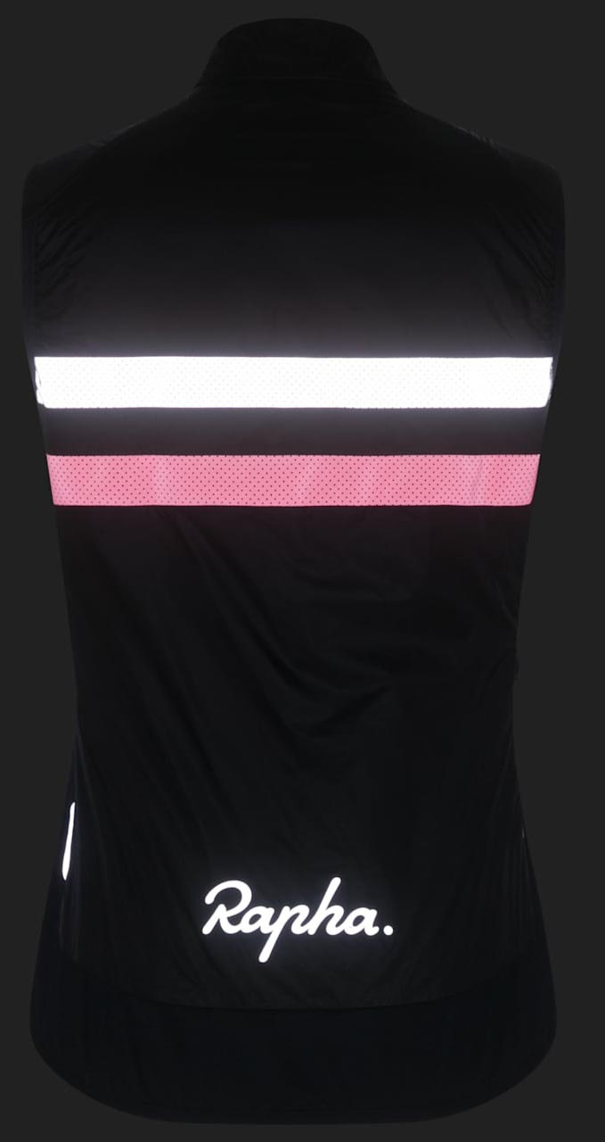Brevet Insulated Gilet Dame Dark Navy/Hi-Vis Pink