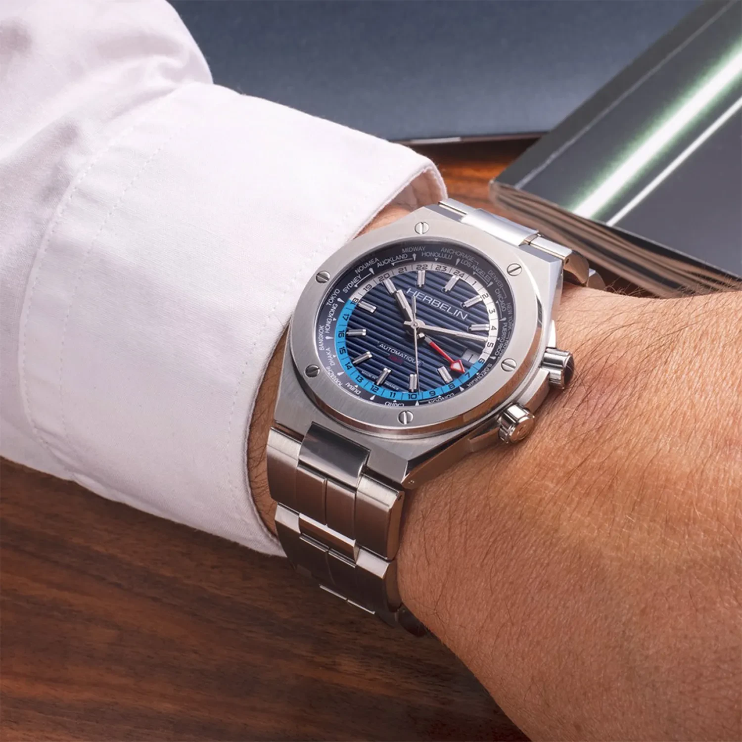 Herbelin Cap Camarat Limited Edition Automatic GMT 1445/B25
