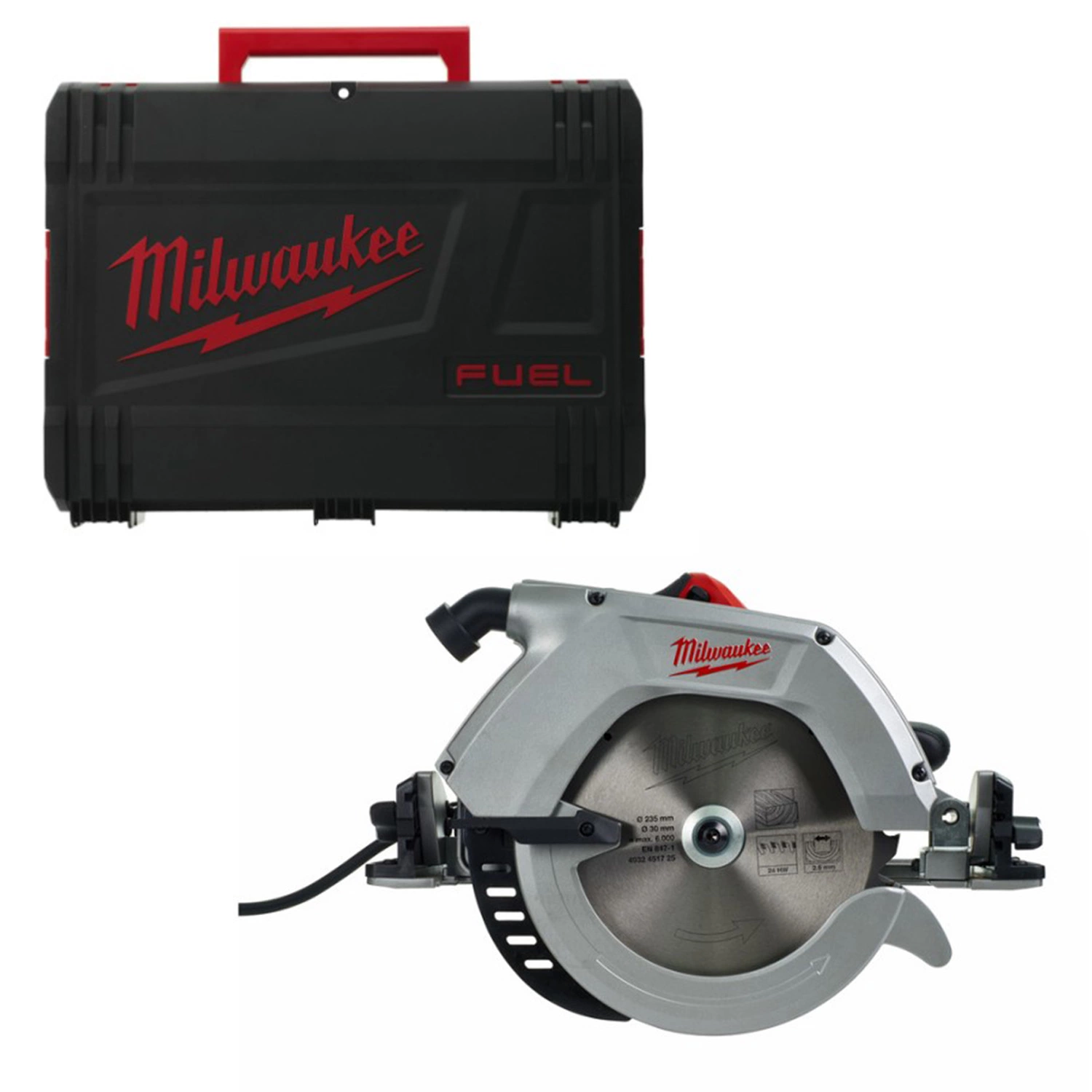 Milwaukee CS 85 CBE Cirkelzaag in koffer - 2200W - 235mm