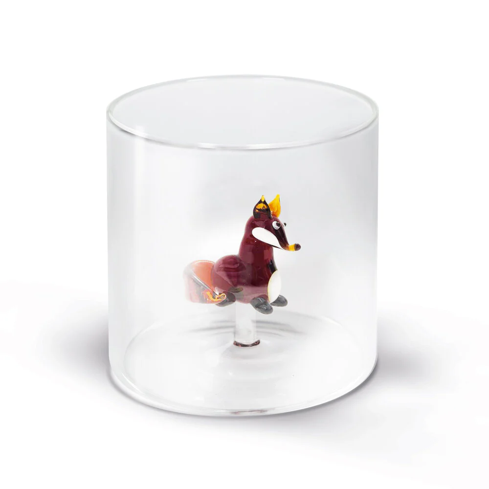 WD lifestyle  Borosilicate glas, ræv - 250 ml.
