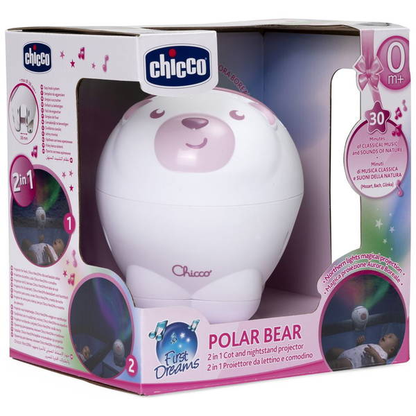 ChiccoChicco   Projektor Polar Bär rosa
