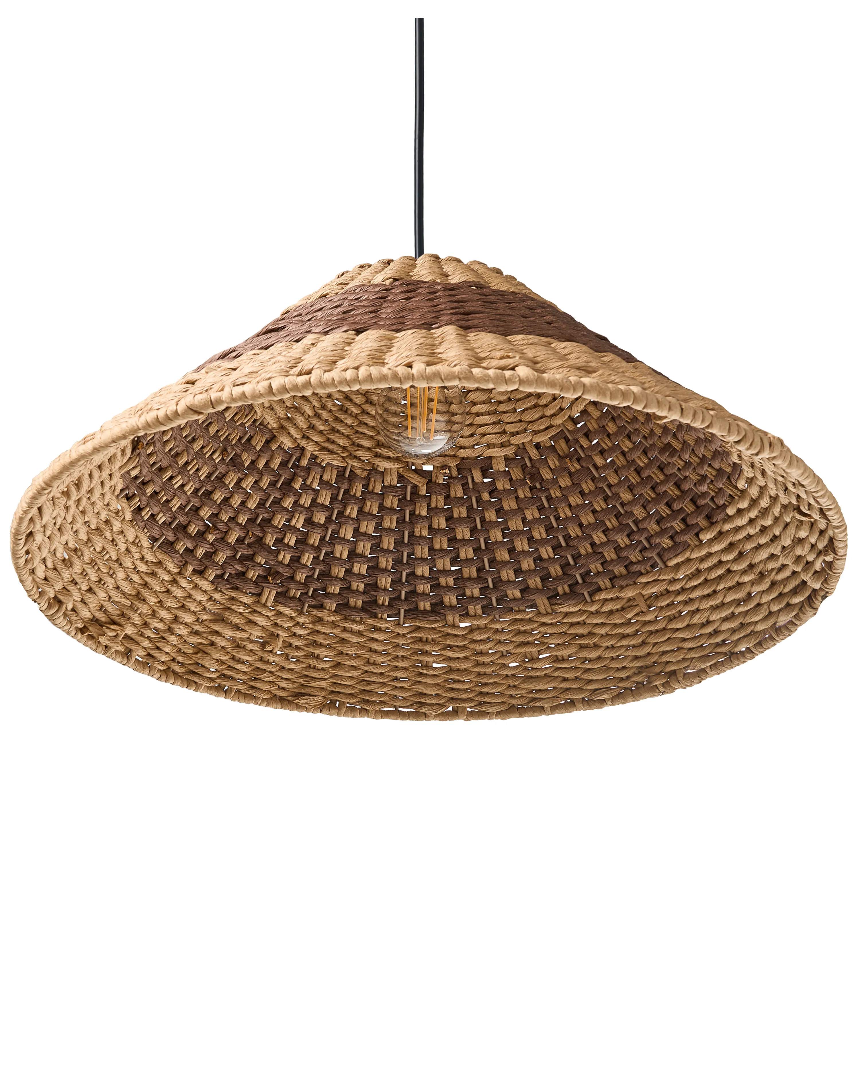 Hanglamp BANCAL Papierkoord Natuurlijk