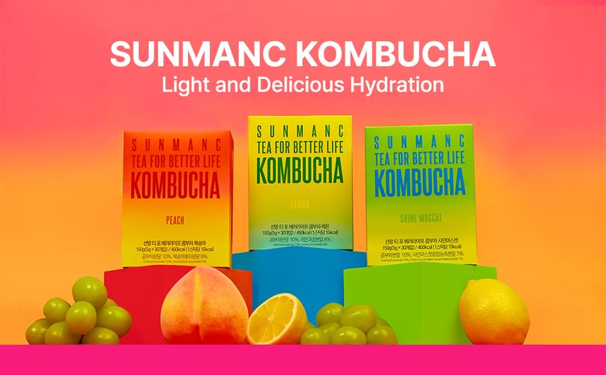 SUNMANC - Tea For Better Life Kombucha Mini Pack Bundelset - 6 Soorten