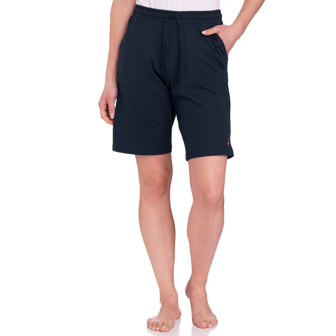 Gina Benotti Damen Schlafshorts mit Tunnelzug dunkelblau