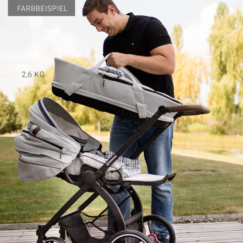 Kombi-Kinderwagen F4 Air  schwarz/tabak/C4 890889