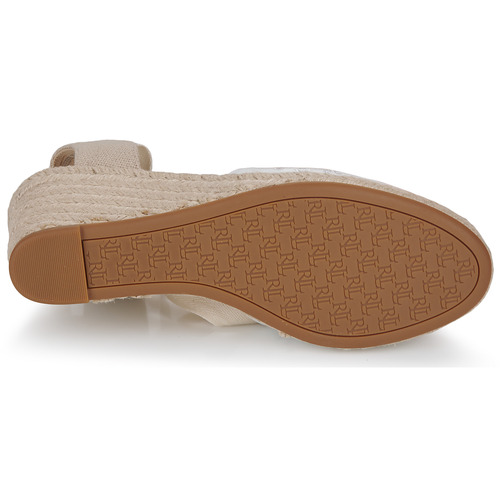 Lauren Ralph Lauren - PAISLEE EYLT-ESPADRILLES-WEDGE Blanco