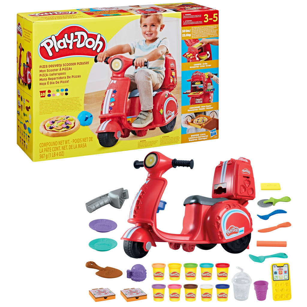 Pizzabezorgscooter Speelset